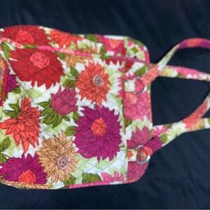 Floral Quilted Tote Bag